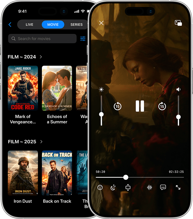 Flux IPTV App Screenshot